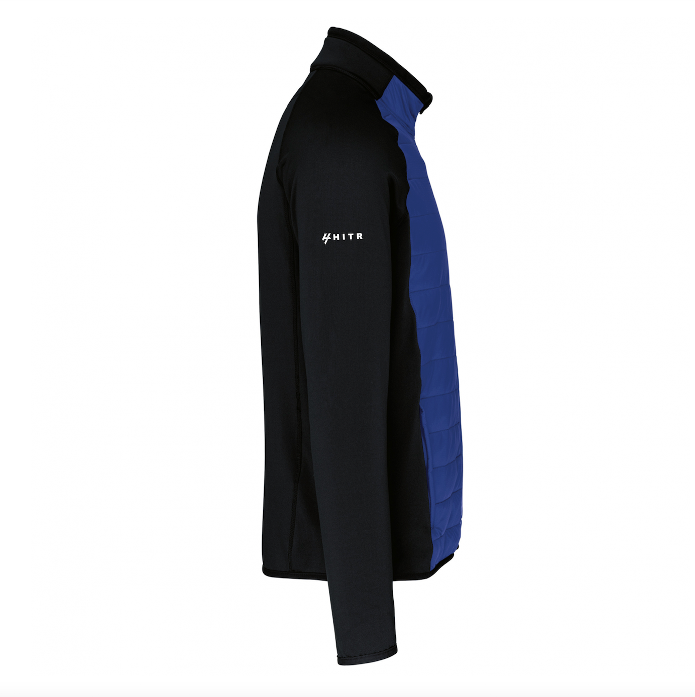 Dual Fabric Jacket - Black/Royal